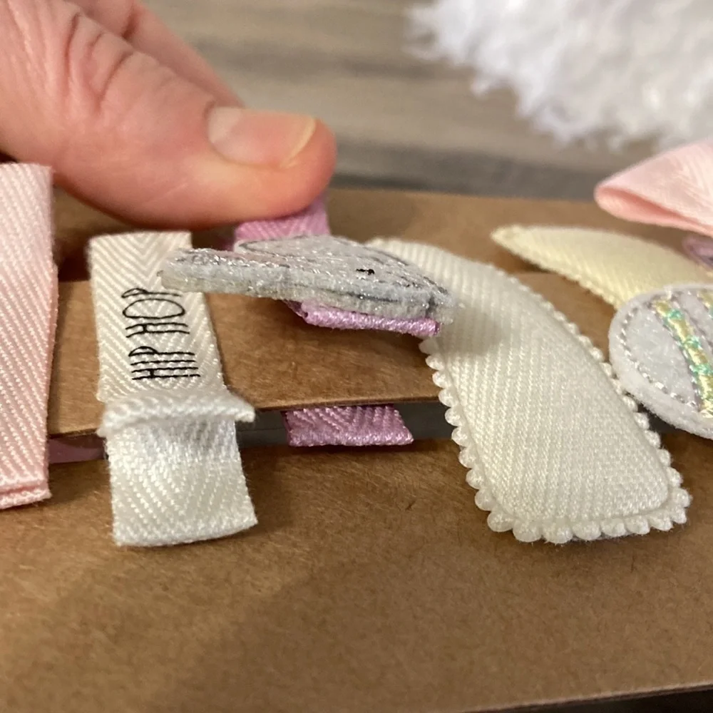 NEW Rae Dunn EASTER BUNNY, LITTLE CHICK EASTER EGG CLIPS AND HEADBANDS
